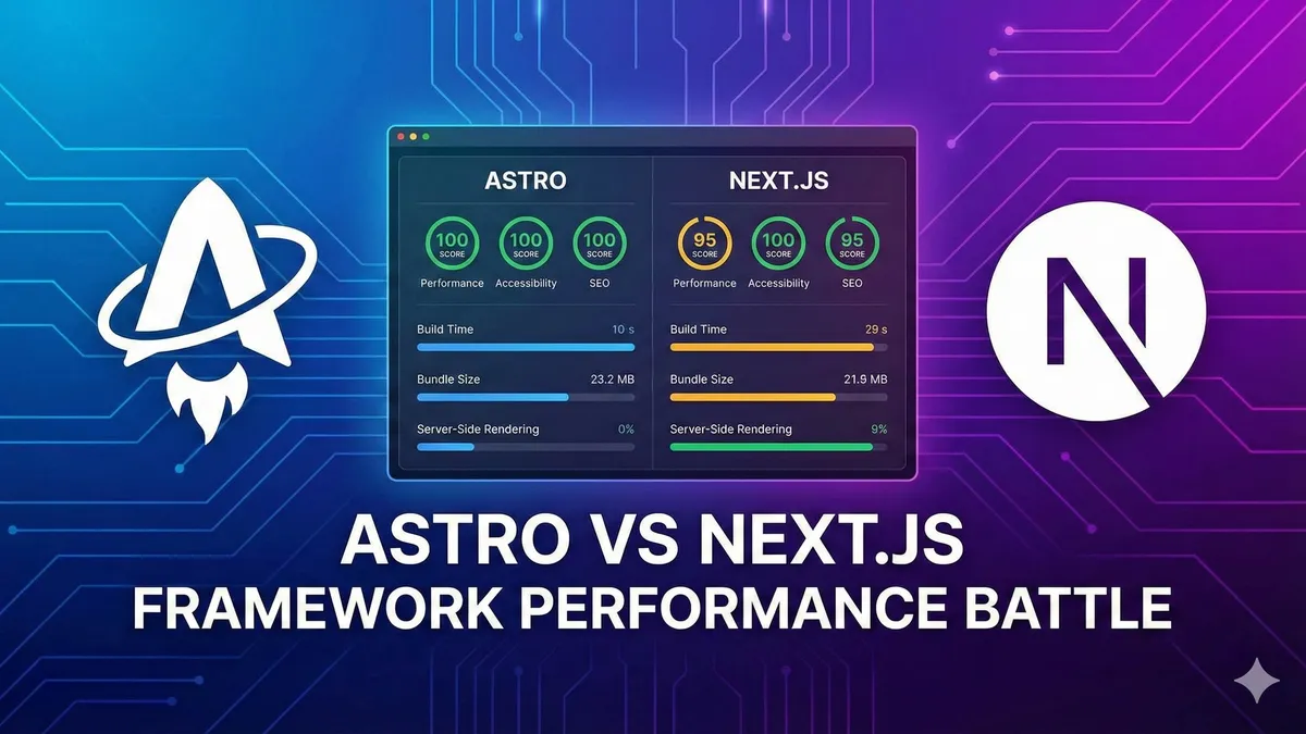 Astro と Next.js のフレームワーク性能比較