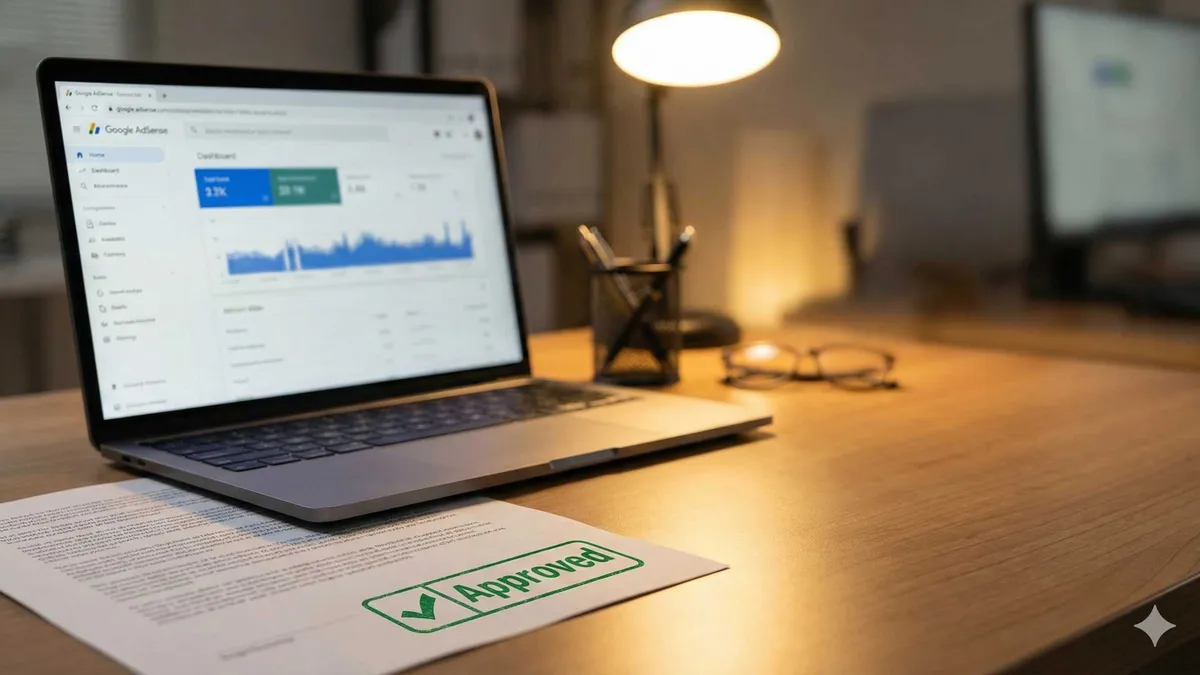 Google AdSense 申請審査通過攻略イメージ