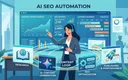AI SEO automated content production workflow