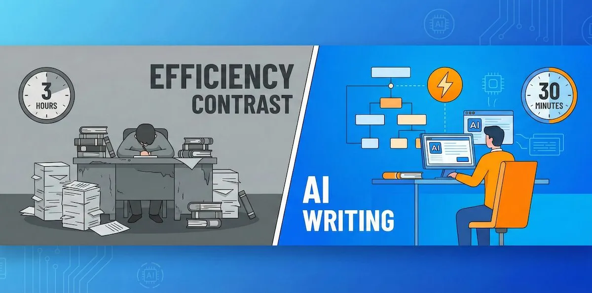 3時間から30分へのAIライティングワークフロー