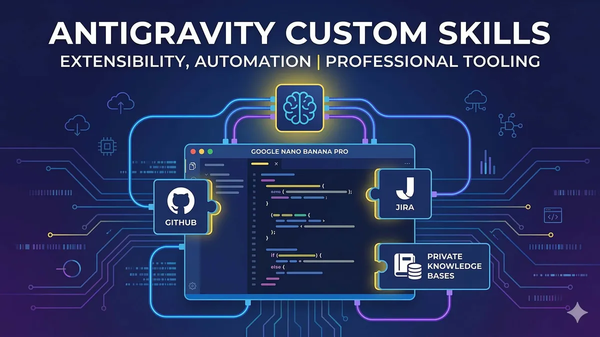 Antigravity Skill 開発設定画面のイメージ図