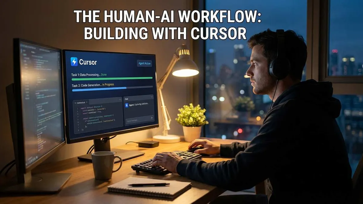 Cursor Agent モード開発画面