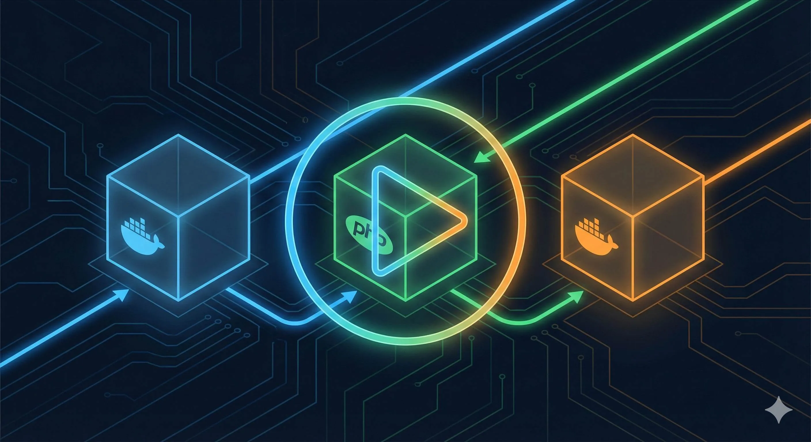 Docker Compose部署PHP开发环境示意图