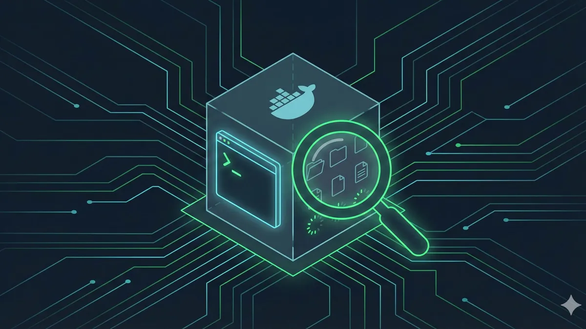 Docker container debugging guide with exec command