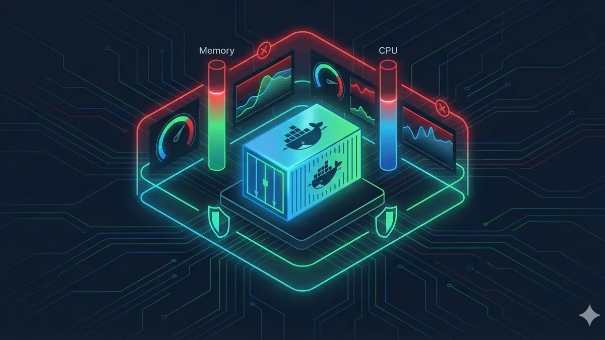Docker container resource monitoring dashboard