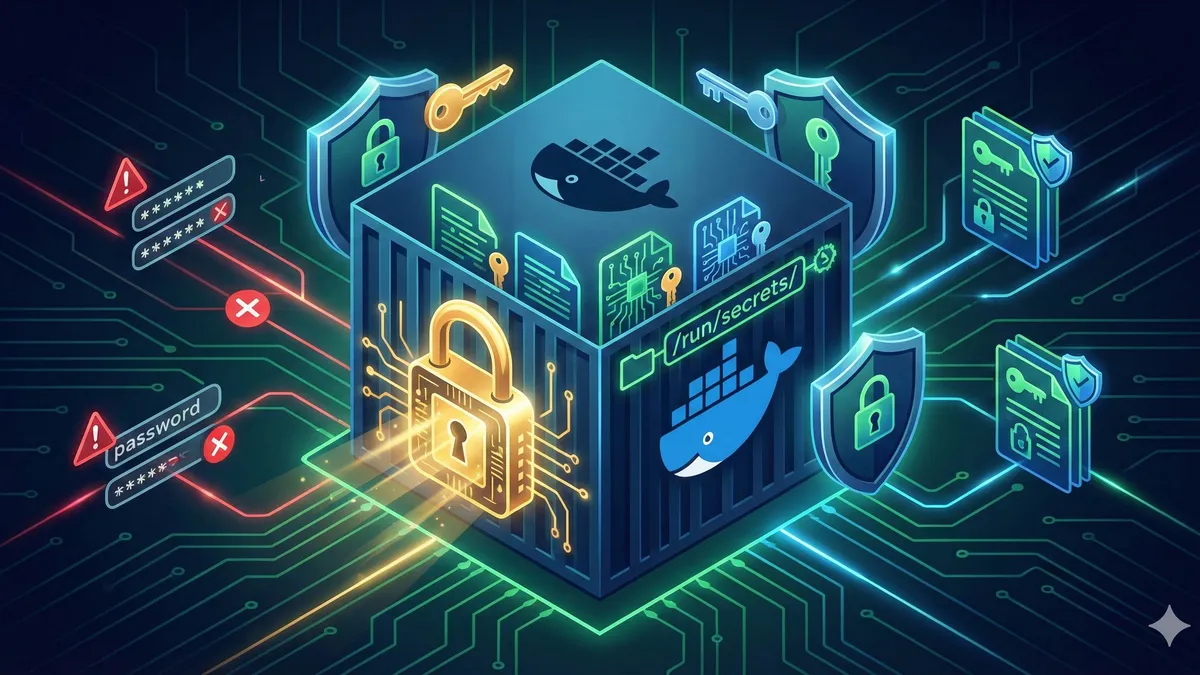 Securely managing container passwords and keys with Docker Secrets