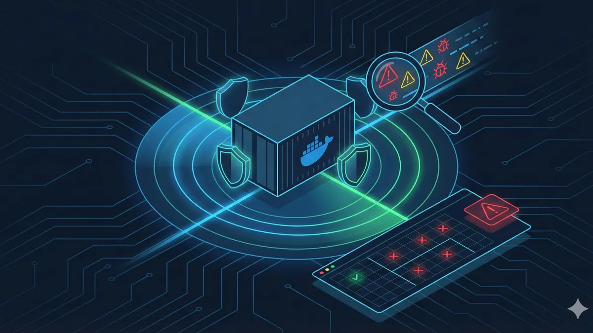 Docker image security scanning and vulnerability remediation