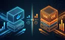Docker コンテナと仮想マシンの比較イメージ図