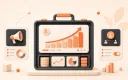 Easton editorial illustration: monetization portfolio shelf