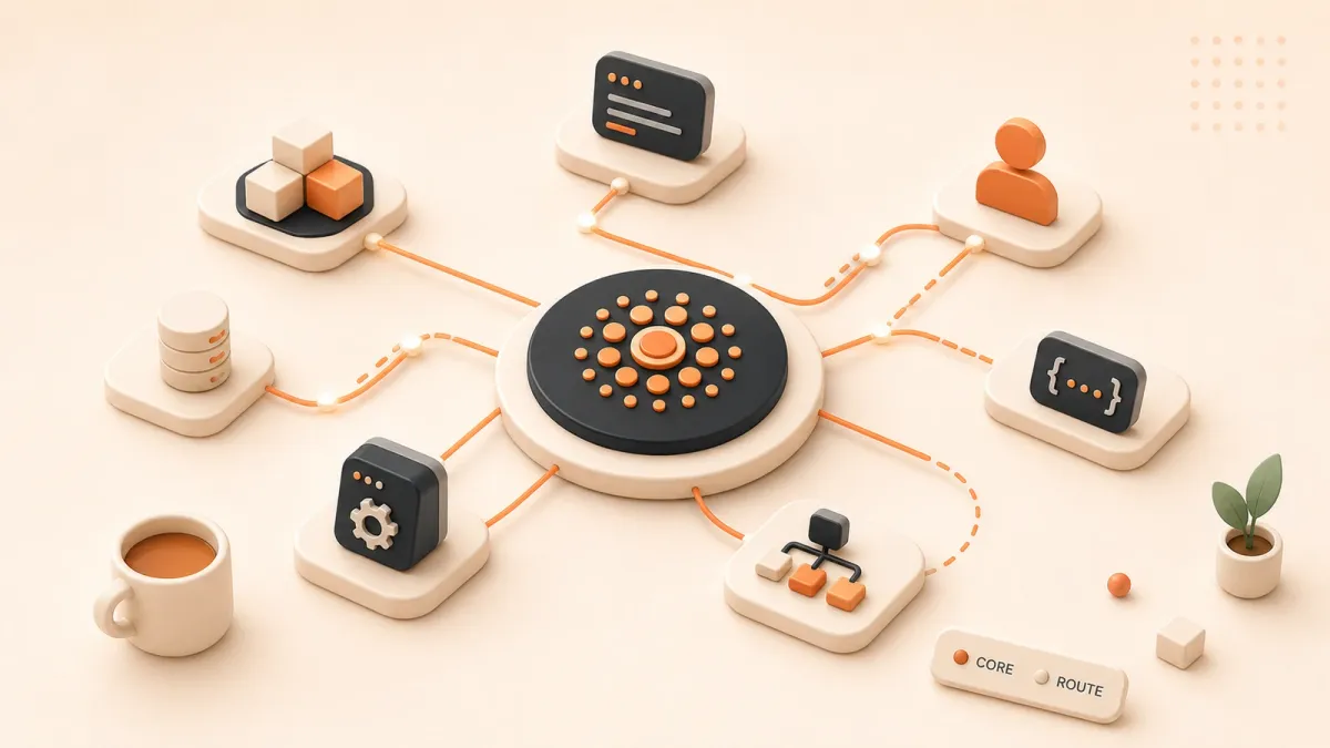 Easton editorial illustration: trace beacon network