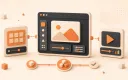 Easton editorial illustration: node-based image studio