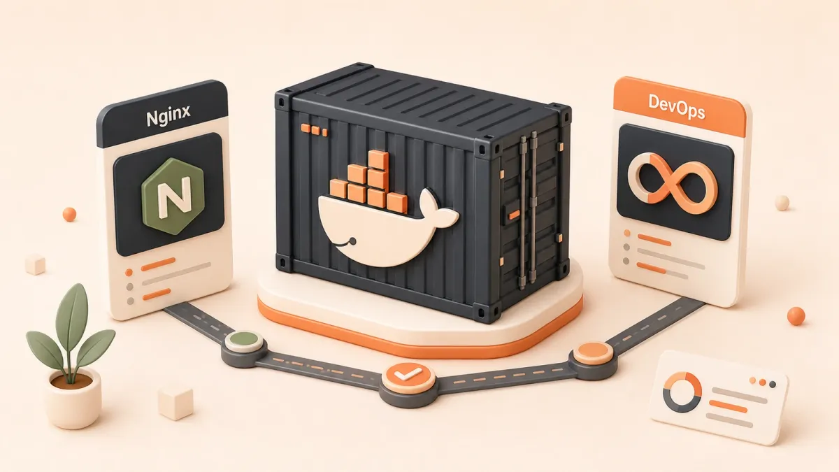 Easton editorial illustration: container packing dock