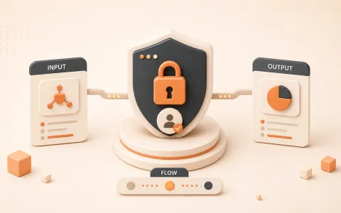Easton editorial illustration: MCP trust and permission gateway