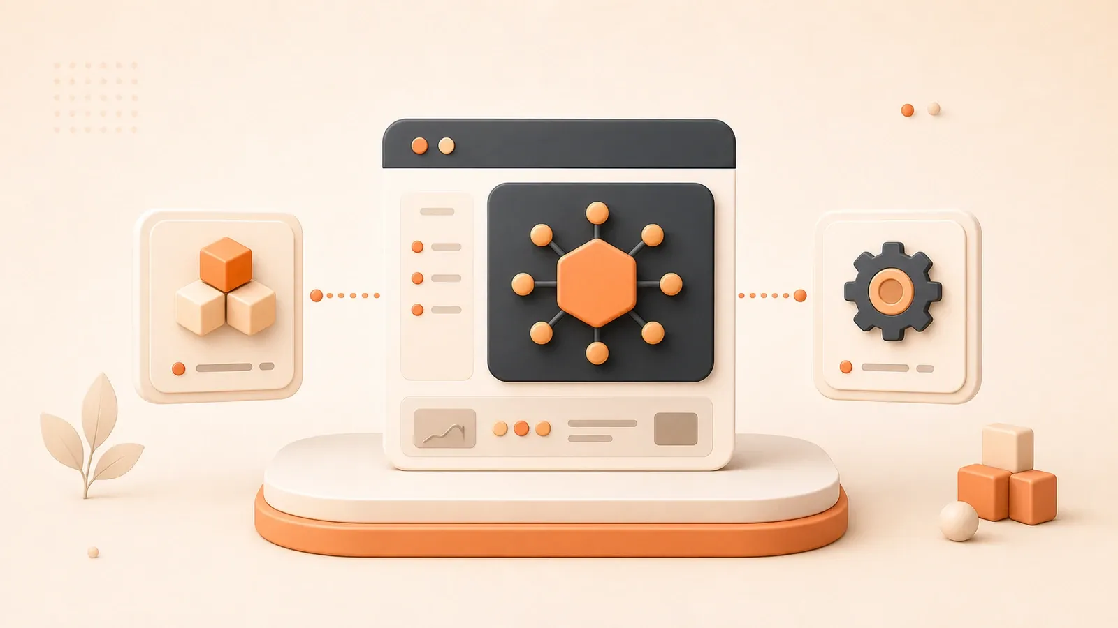 Easton editorial illustration: API gateway workstation