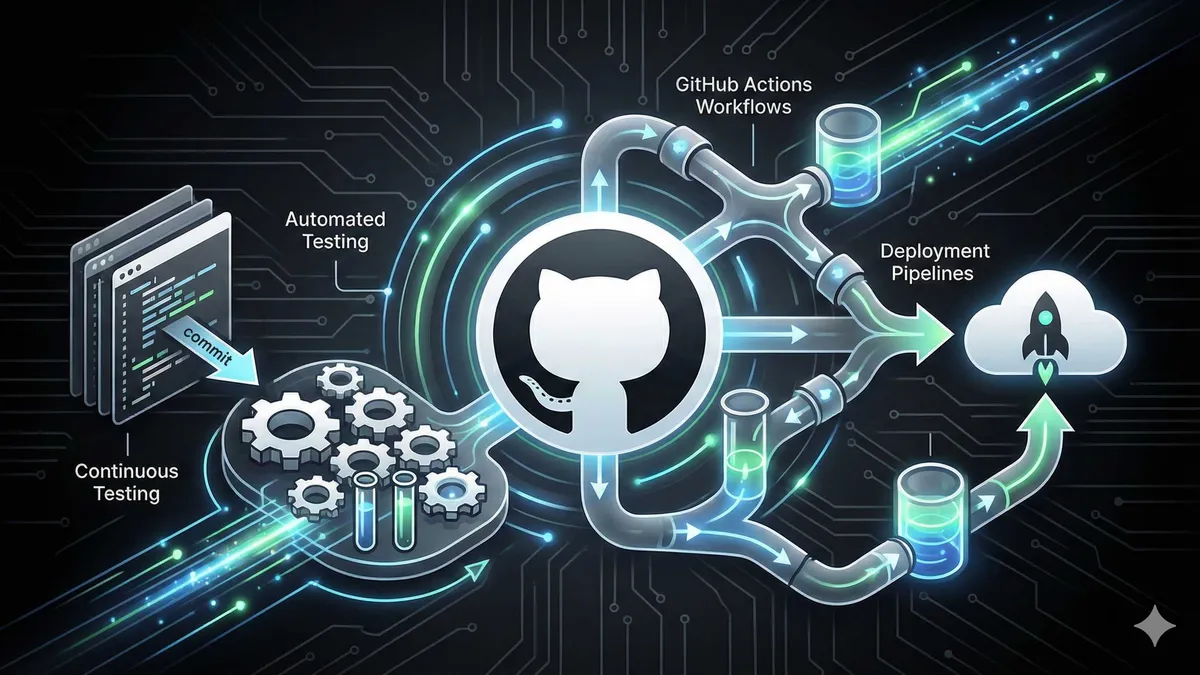Next.js CI/CD automated deployment workflow diagram