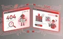 Next.js custom error page examples showcasing elegant 404 and 500 error page designs