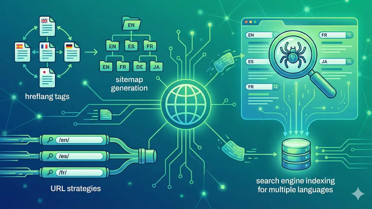 Next.js multilingual SEO optimization diagram