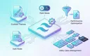 Illustration showing Next.js and Tailwind CSS best practices configuration