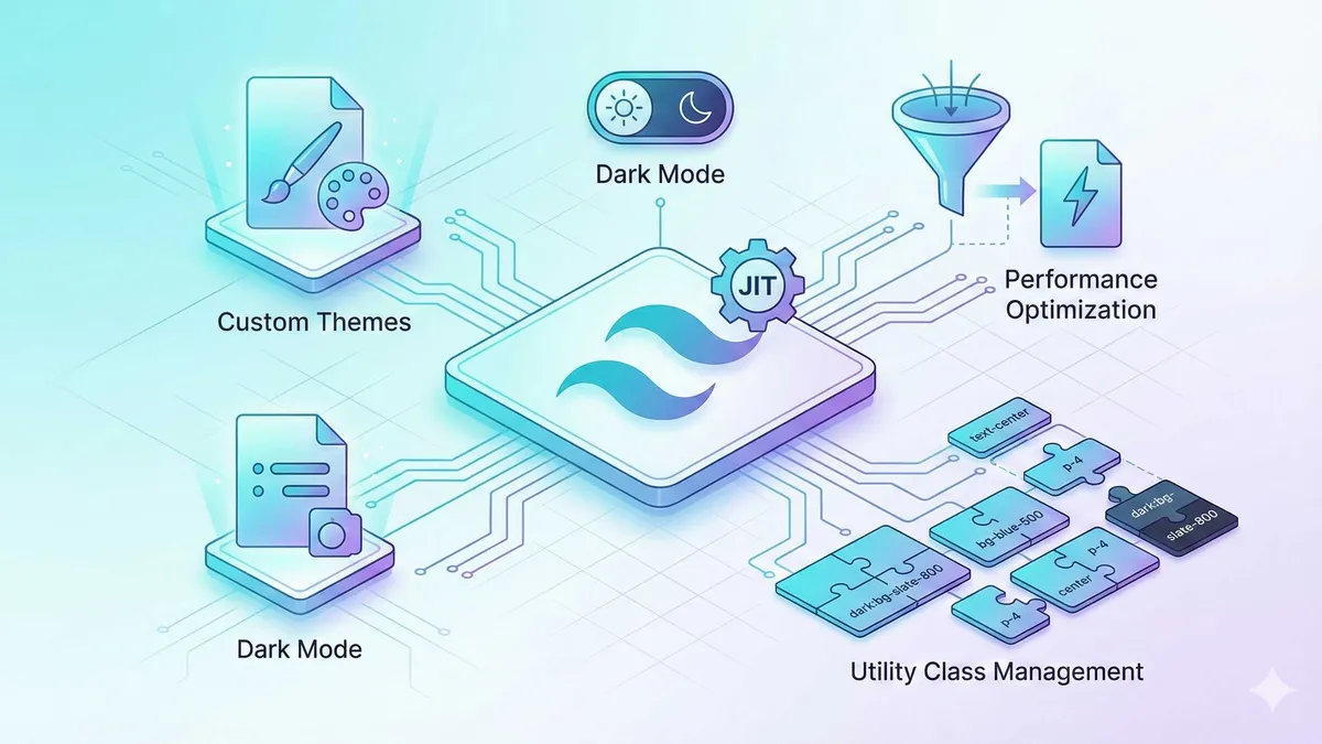 きれいな Tailwind CSS コード構成のイメージ