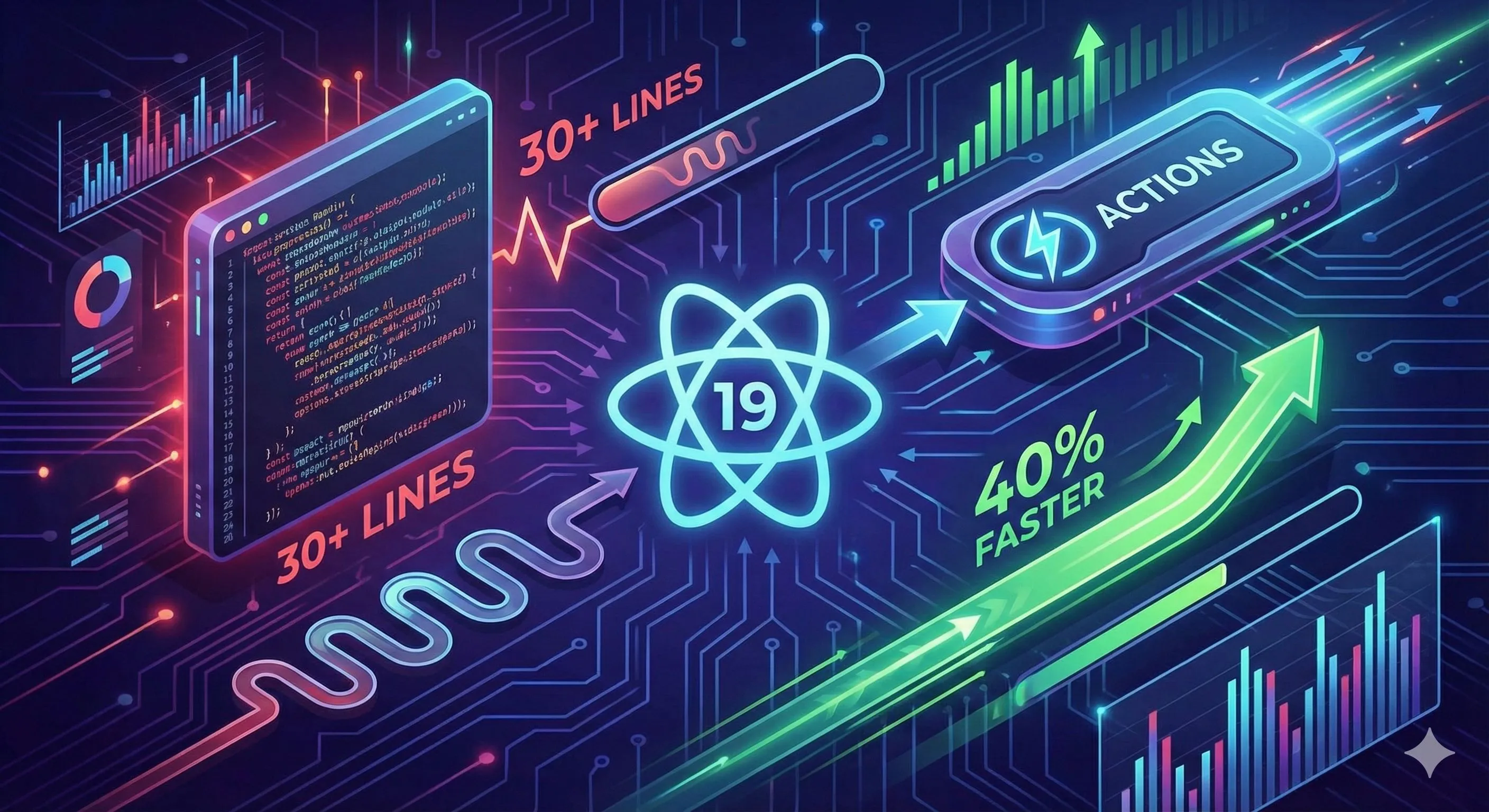 React 19 Actions 機能とパフォーマンス最適化