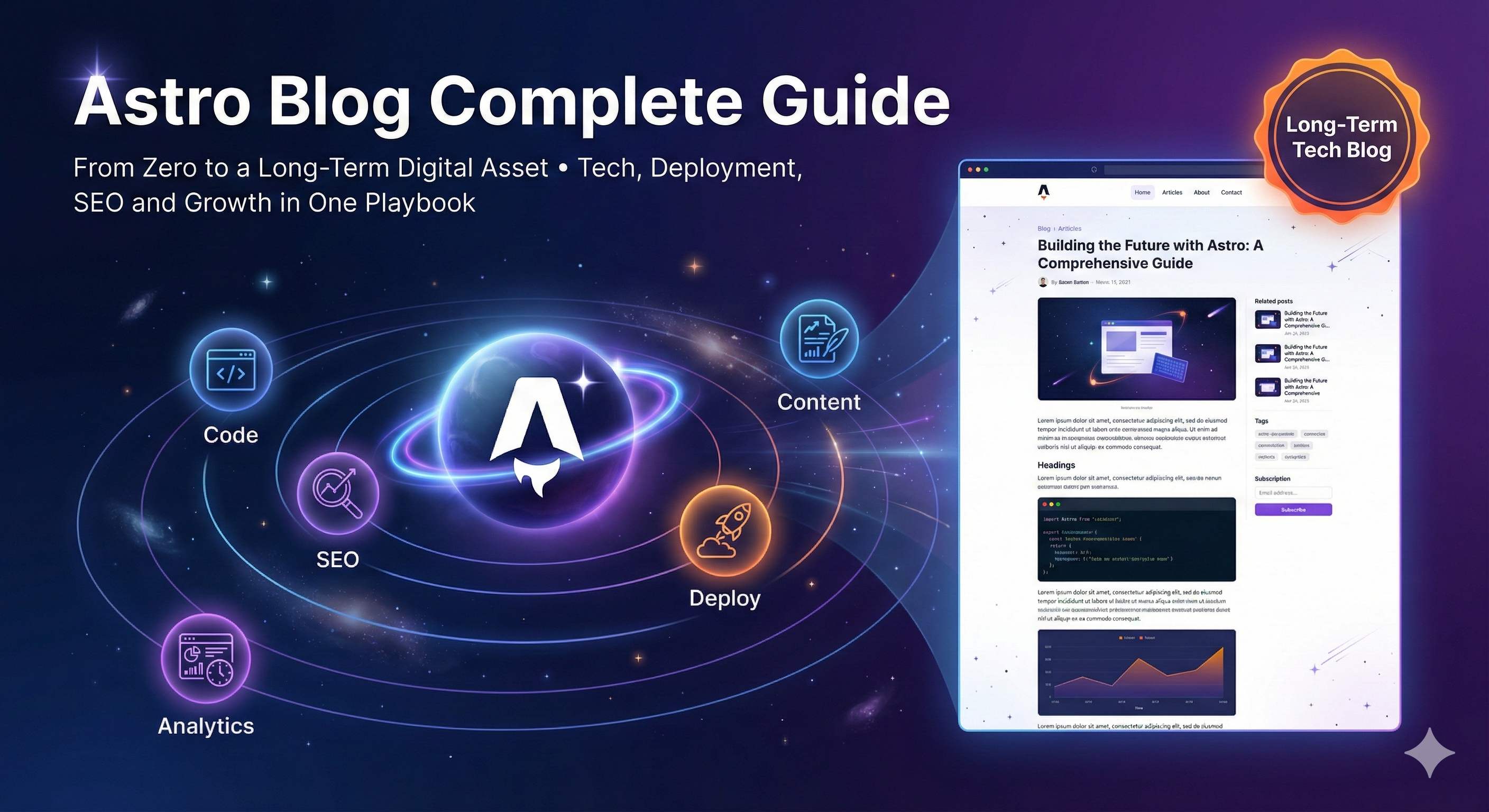 Astro博客完整搭建指南示意图